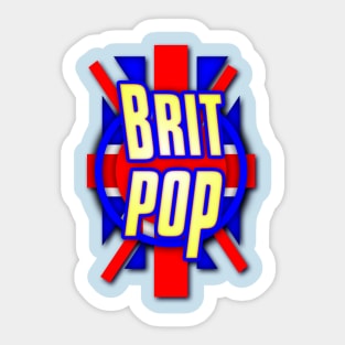 BRIT POP Sticker